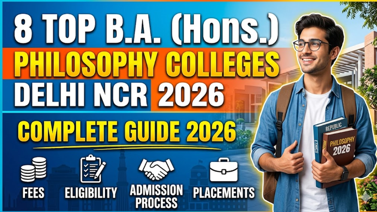 8 top BA (Hons.) philosophy colleges in Delhi NCR 2026: Fees ...
