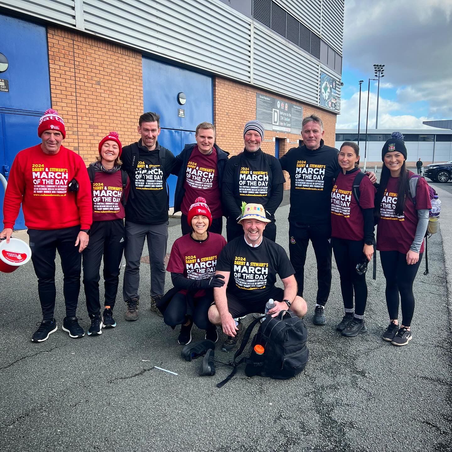 Football and rugby league heroes to take on 350-mile walk for MND funds