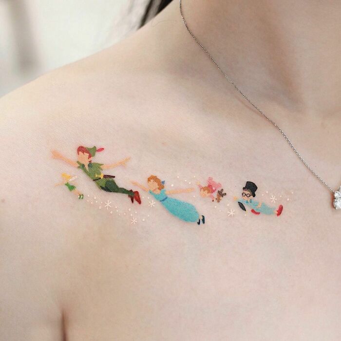 30 Exceptional Color Tattoos That Look Like They Belong In A Museum