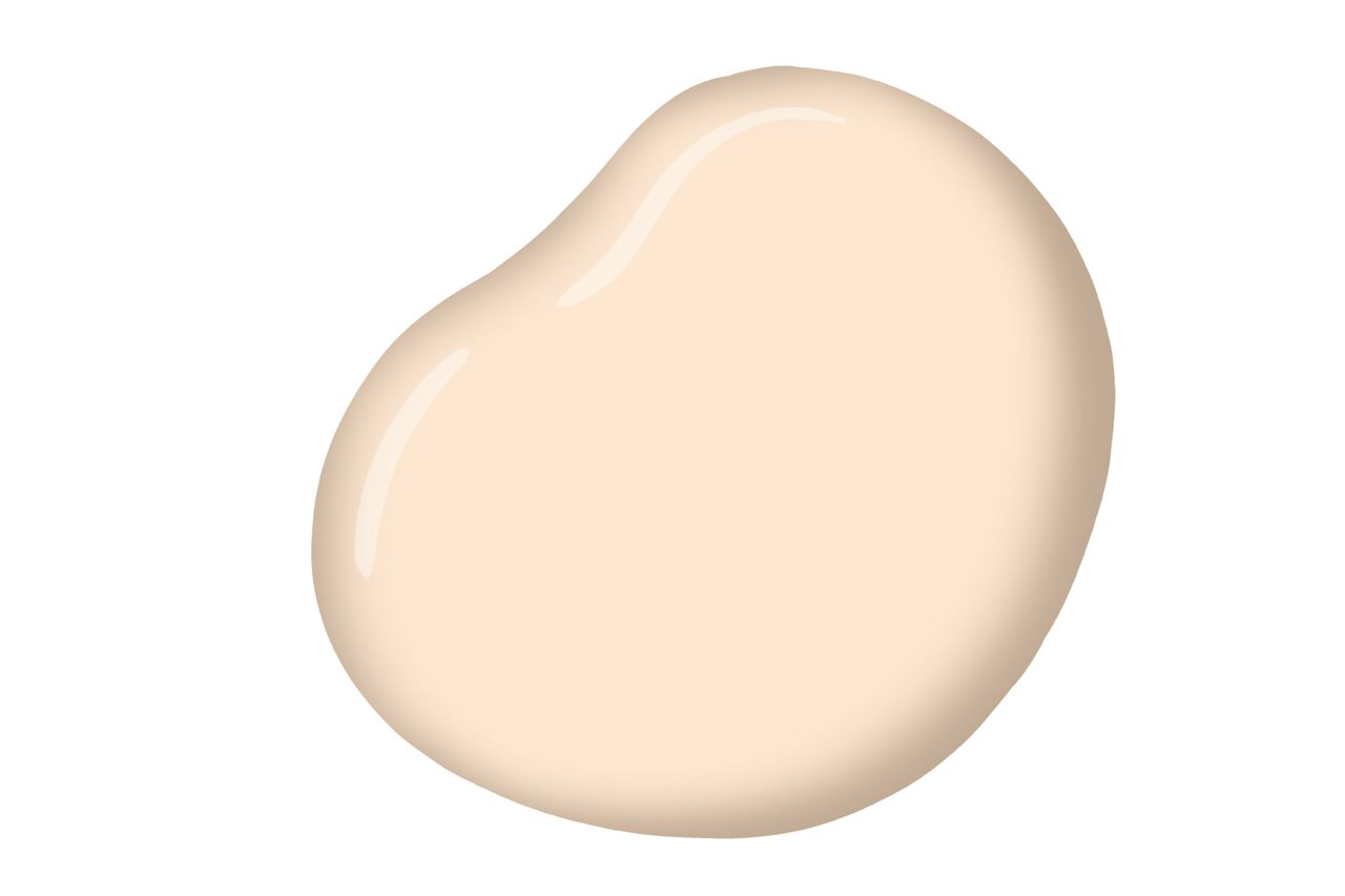 Sherwin-Williams' Tudor Cream paint blob