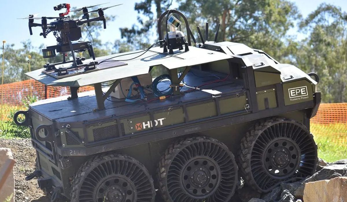Ni misiles ni radares caros: el nuevo robot Hunter Wolf diseñado para ...