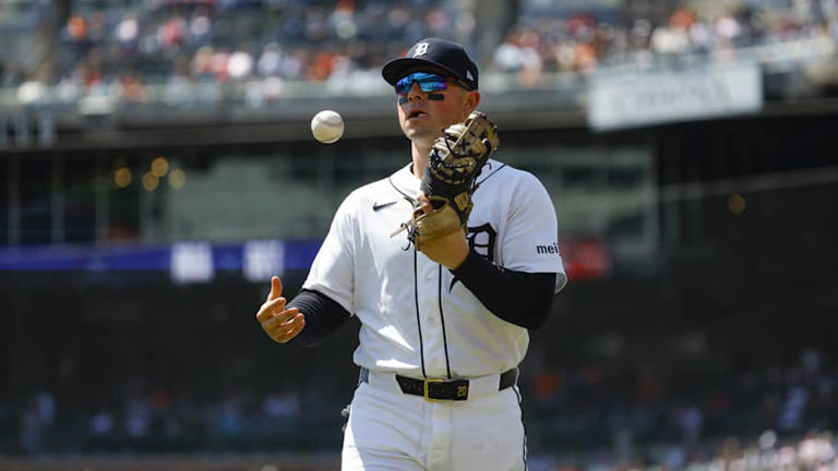 Detroit Tigers first baseman Spencer Torkelson | Brian Bradshaw Sevald-Imagn Images