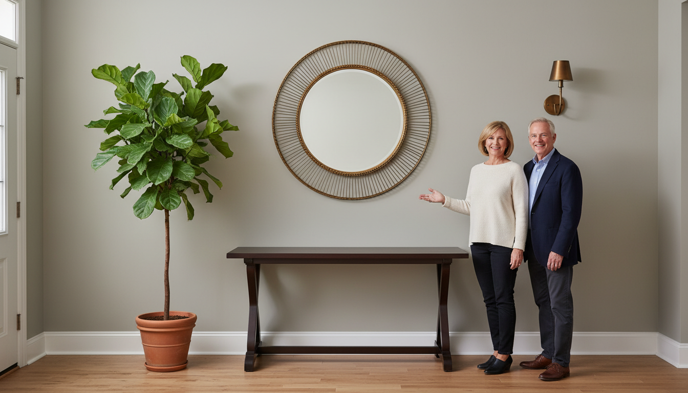 6 Benjamin Moore colors designers swear by for a calm, welcoming entryway