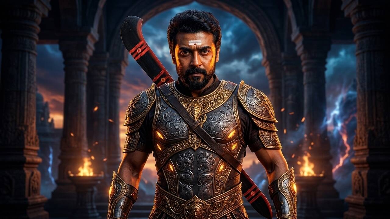 Karuppu's third single features Suriya in a powerful, divine persona in ...