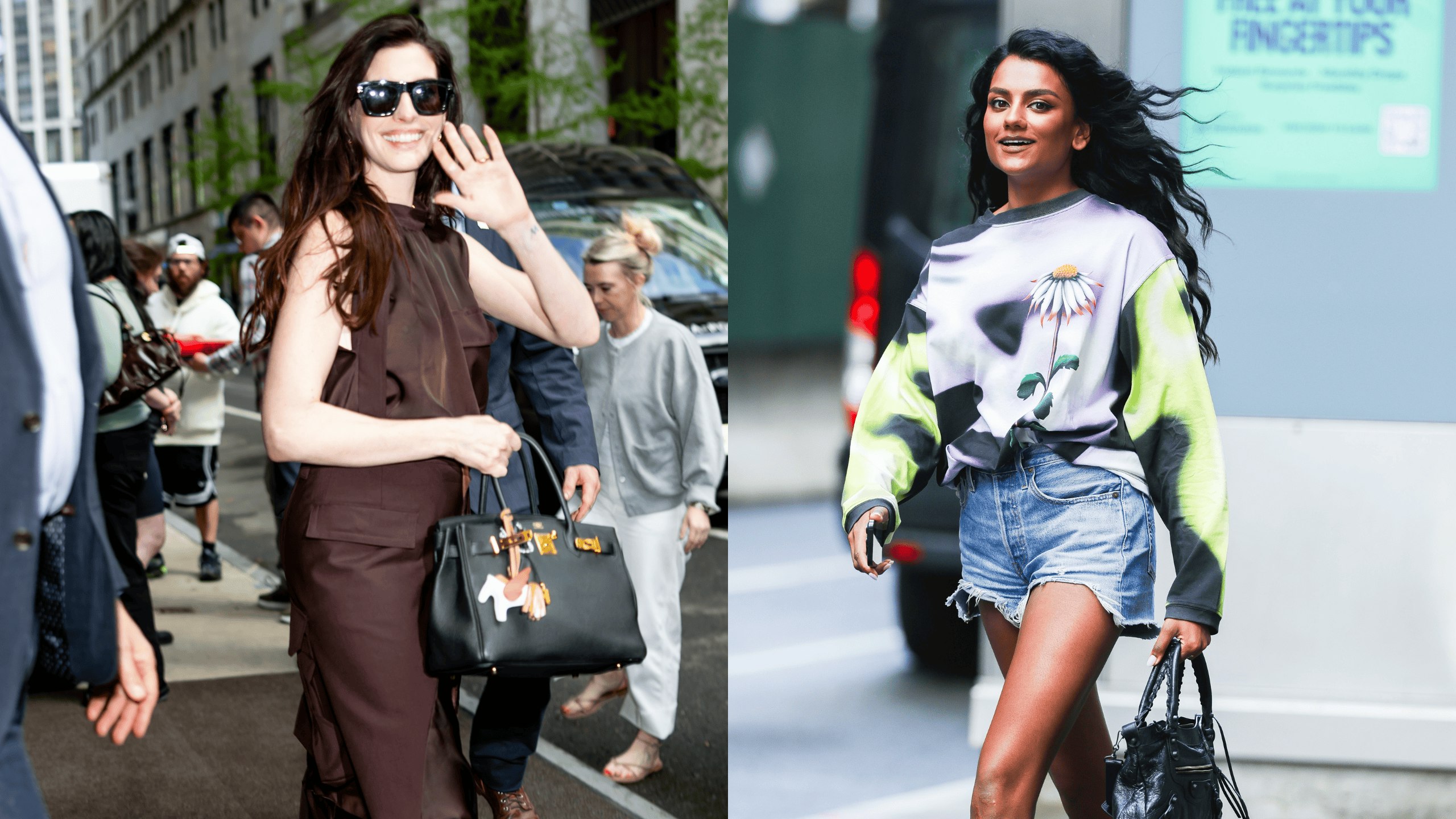 The Devil Wears Prada cast have tapped into the slim trainer trend
