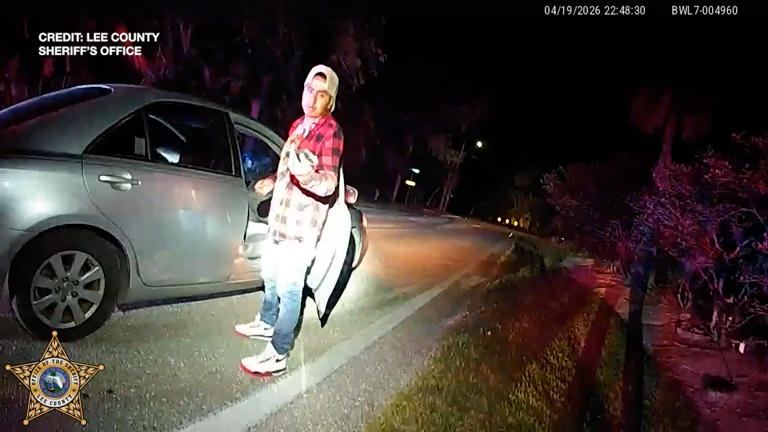 Video: Grappler device stops fleeing man who attempted to stab family ...