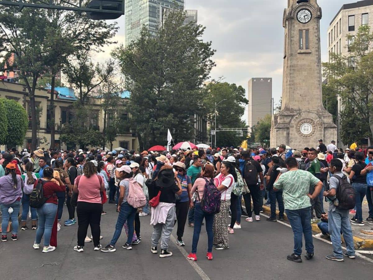 Marchas y bloqueos de la CNTE continuarán en CDMX hasta lograr acuerdos