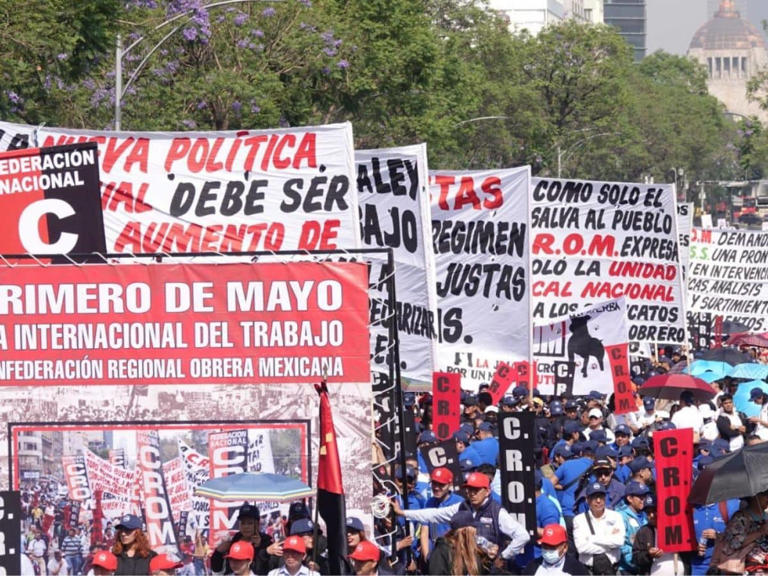 Así fue la marcha de este 1 de mayo en CDMX: entre exigencias laborales ...