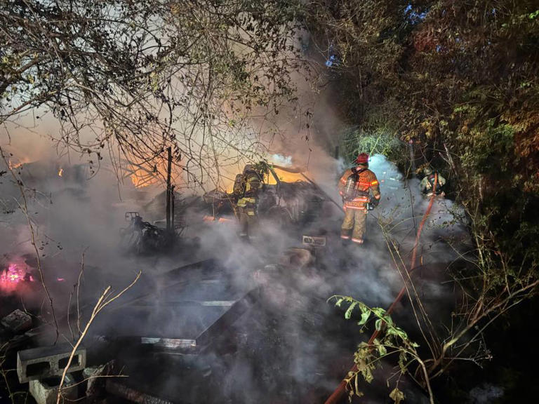 Multiple fire units respond to Hwy. 80 fire