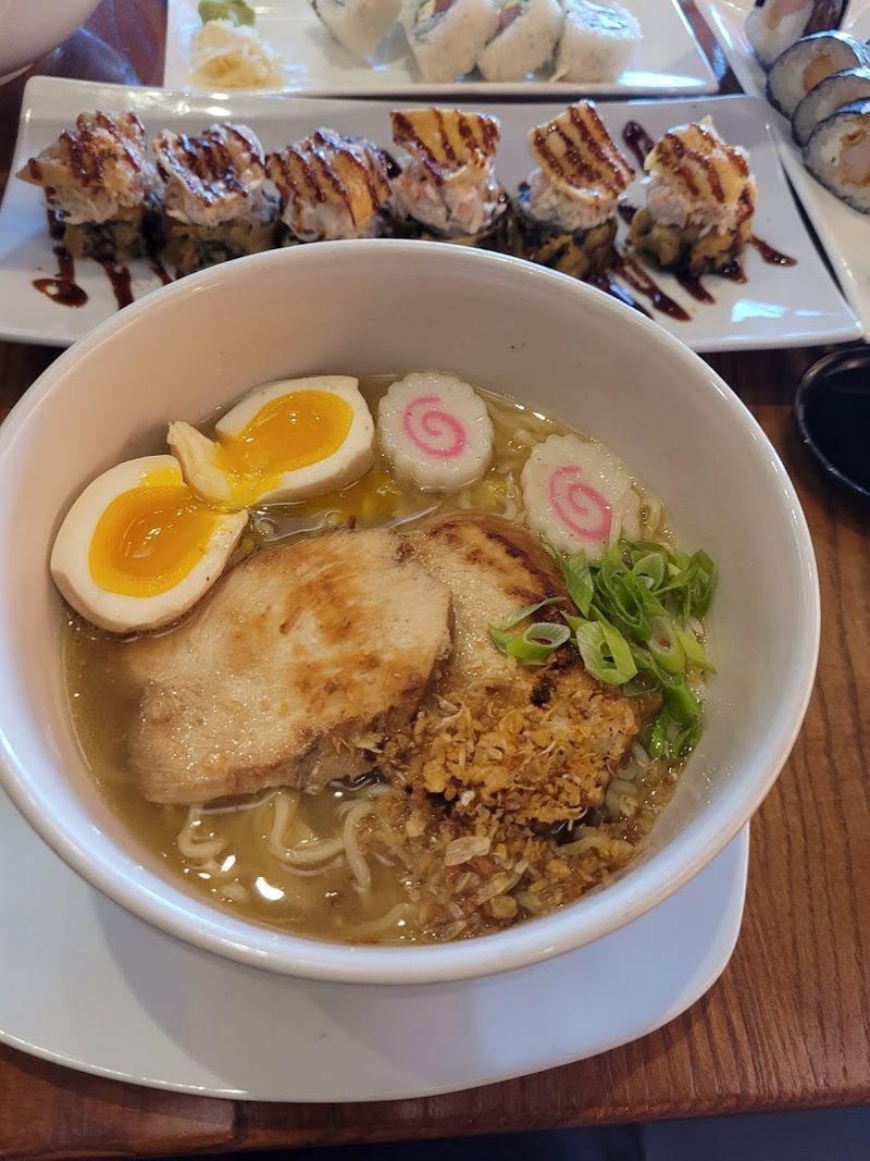 An Oklahoma sushi spot where ramen steams hot, rolls stack high, and ...