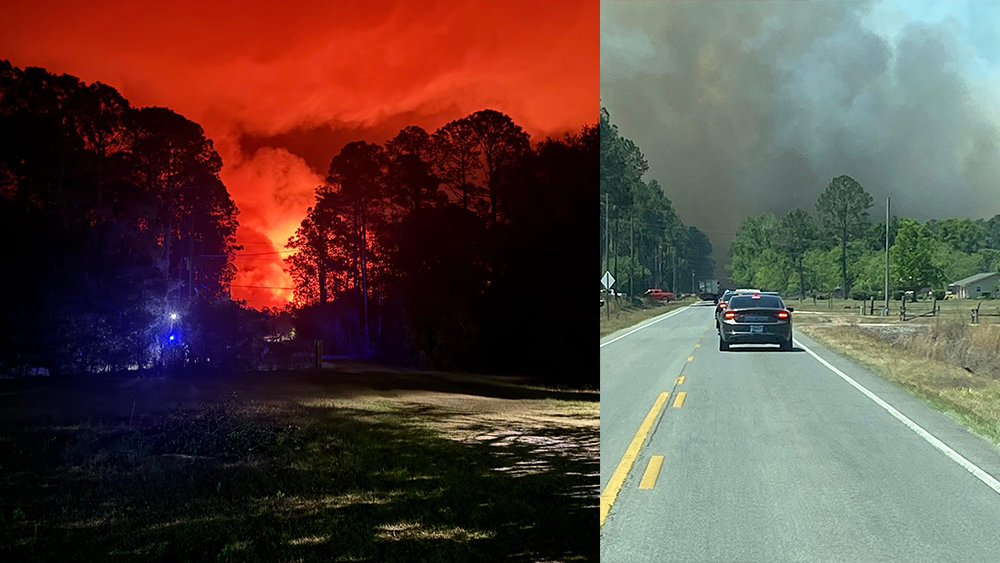 Widespread fires prompt burn bans, evacuation orders in southeast Georgia