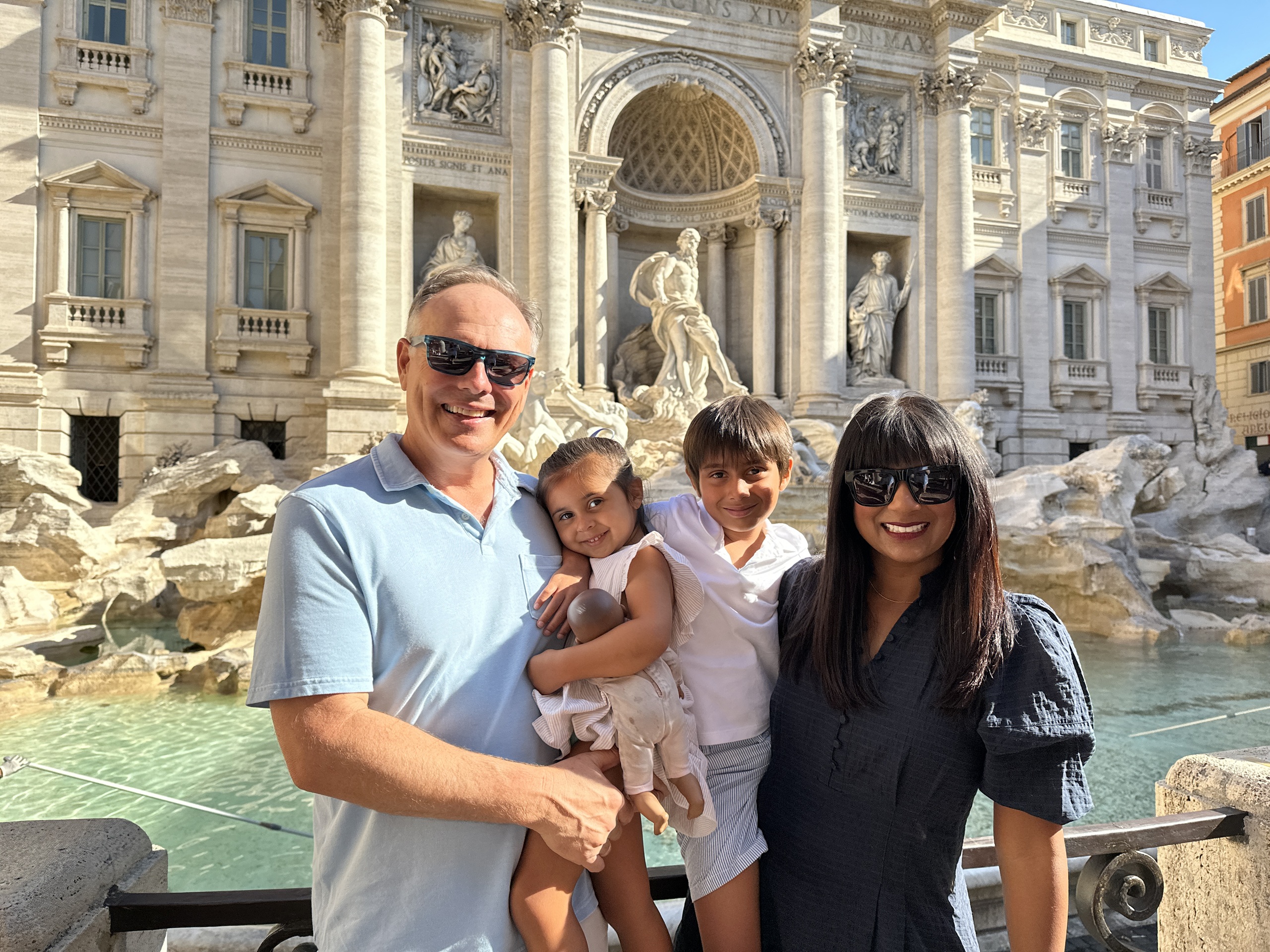 Katy Perry dips credit card into Rome’s Trevi Fountain
