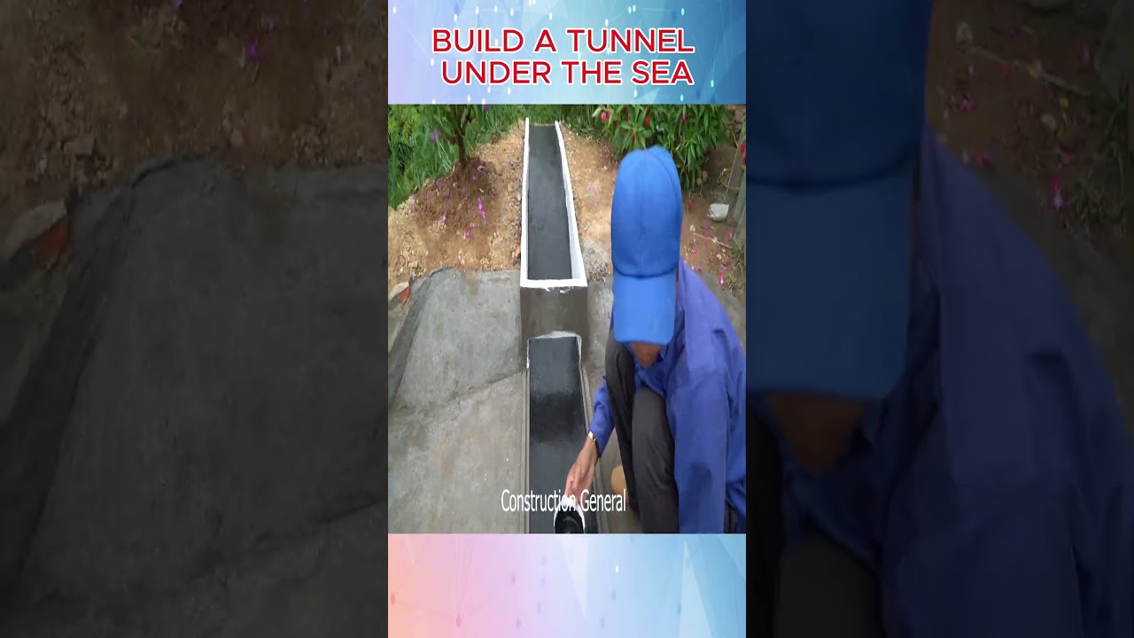 Build a tunnel across the river - mini construction