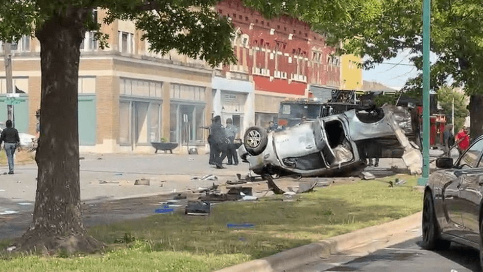 PBPD confirm shooting suspect arrested after chase, crash in Pine Bluff