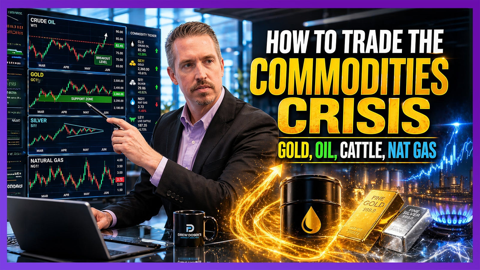 How to trade the commodities crisis: Oil, gold, and the "widowmaker"