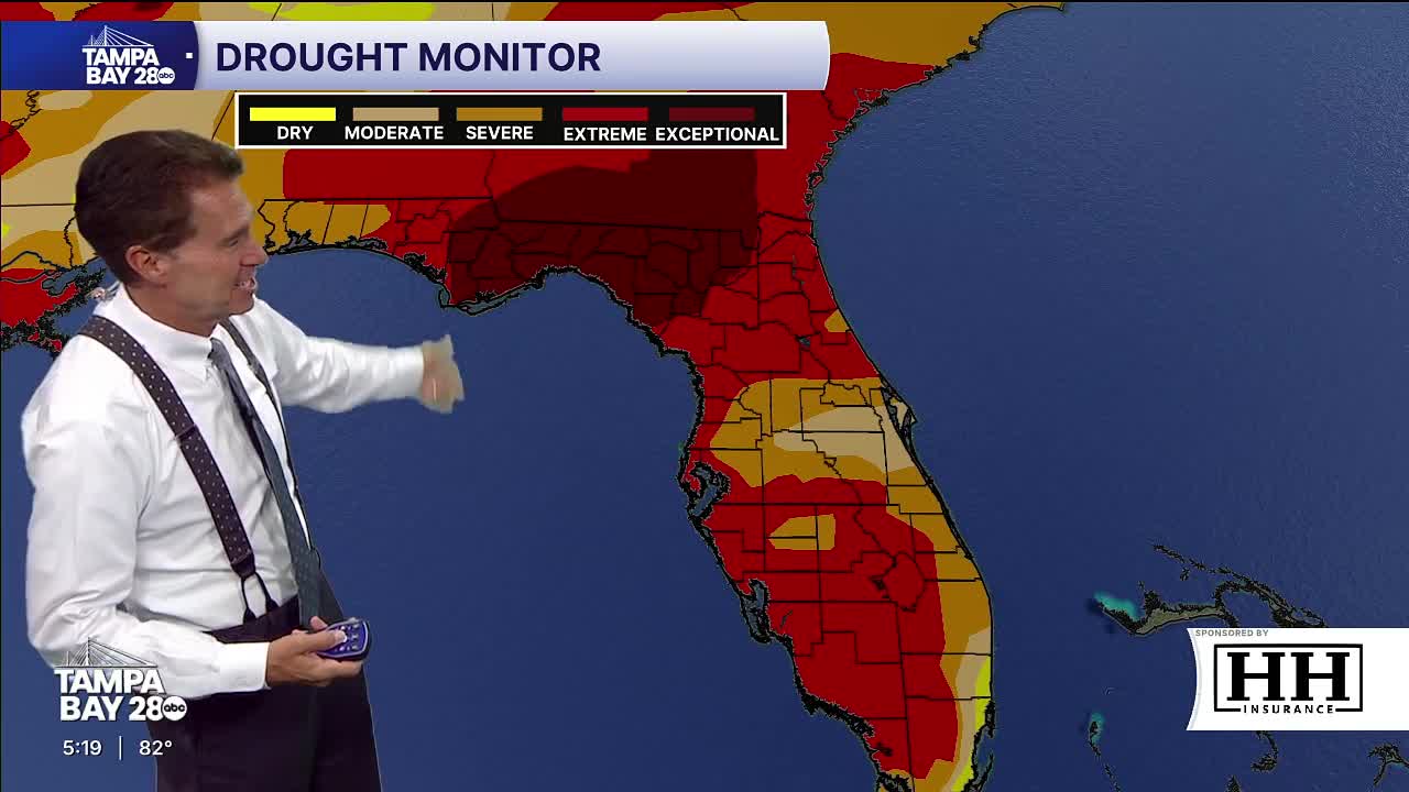Dry conditions remain for the the Tampa Bay area