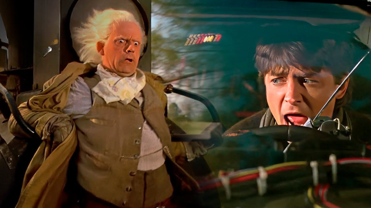 Strapping the DeLorean to the train | Back to the Future Part III