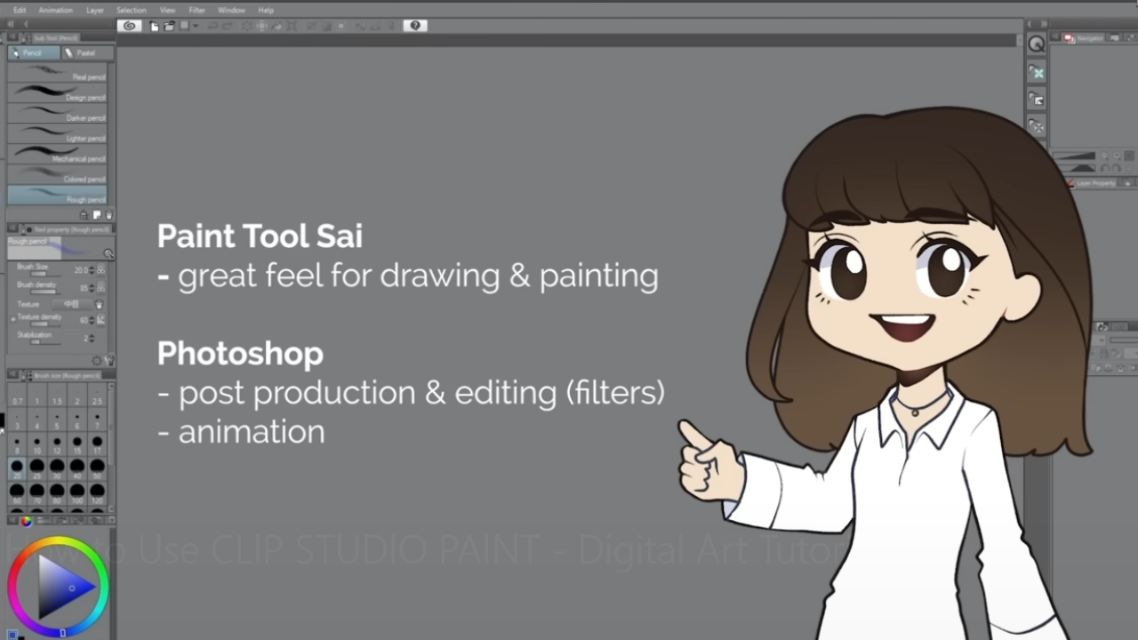 Easy tutorial for beginners on how to use Clip Studio Paint