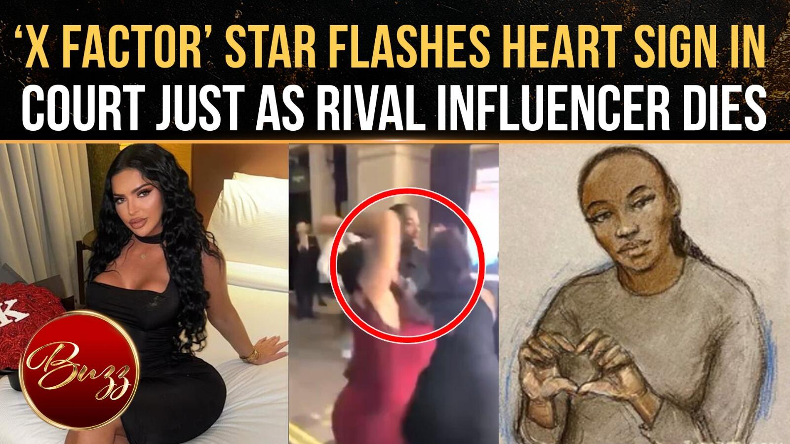 'X Factor' star Gabrielle makes heart sign in court as Klaudia ...