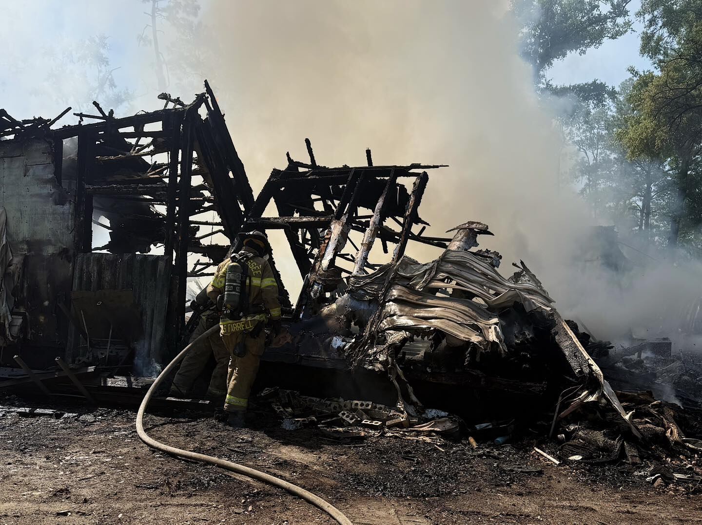 TFD: Mobile home destroyed in Tuesday morning fire