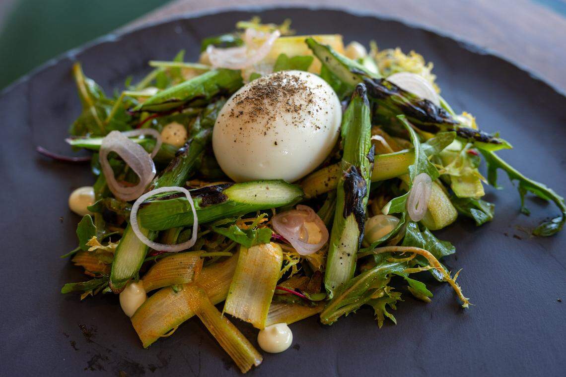 Allora's vegetarian tasting menu isn't an afterthought. It's the foundation