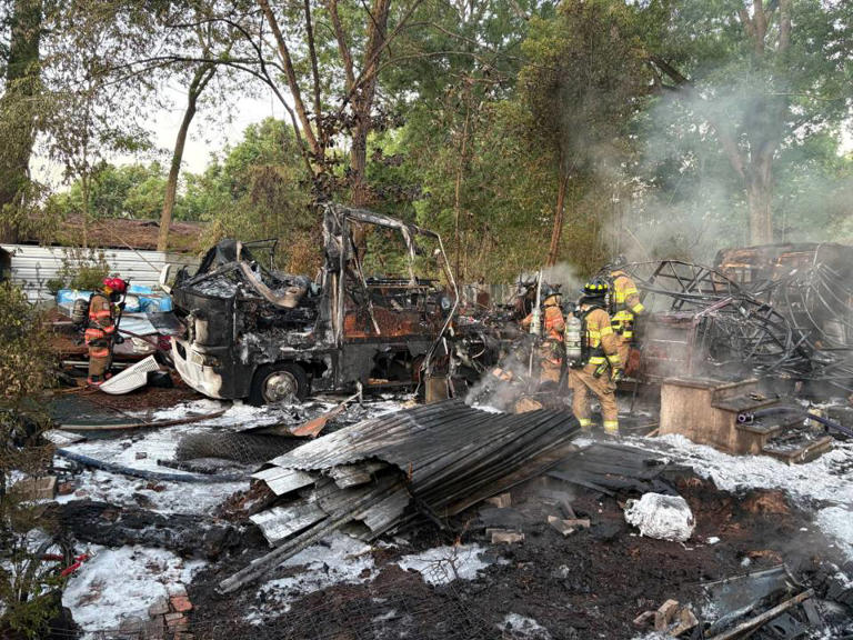 Multiple fire units respond to Hwy. 80 fire