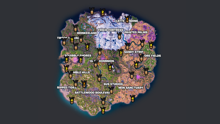 Fortnite showdown: Rivalries explained, map secrets, mythic weapon ...
