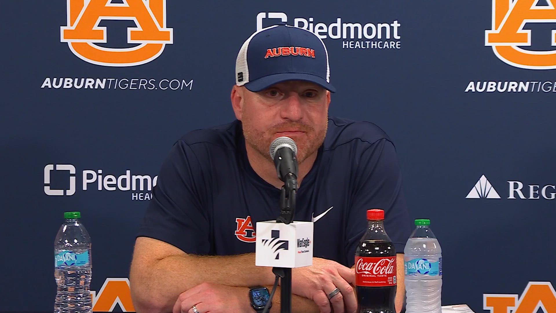 Alex Golesh gives honest critique of new Auburn QB Byrum Brown | Watch