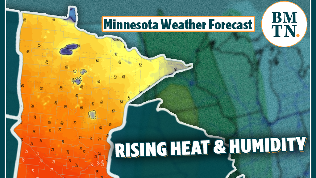 Heat and humidity ramp up in Minnesota before severe storm threat