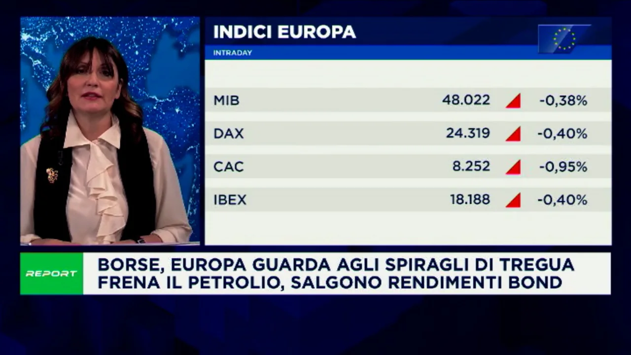Piazza Affari in calo, speranze per negoziati con l'Iran