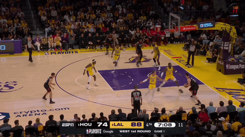 How Lakers defense shut down the Rockets in Game 1