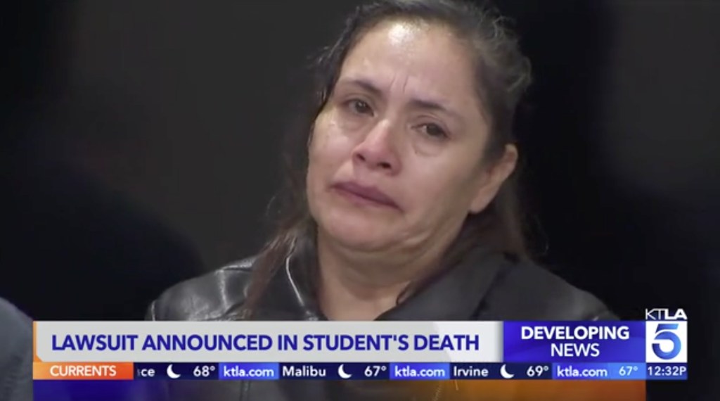 Mom sues LAUSD after daughter killed by water bottle to the head during ...