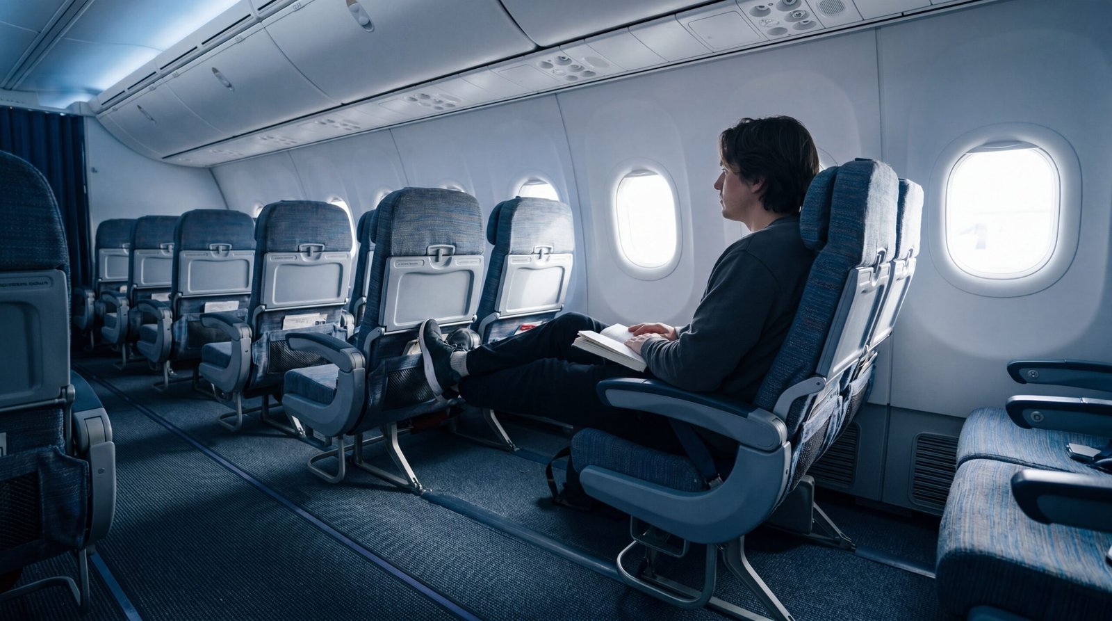 Passengers should try seats D E or F on flights for a simple reason