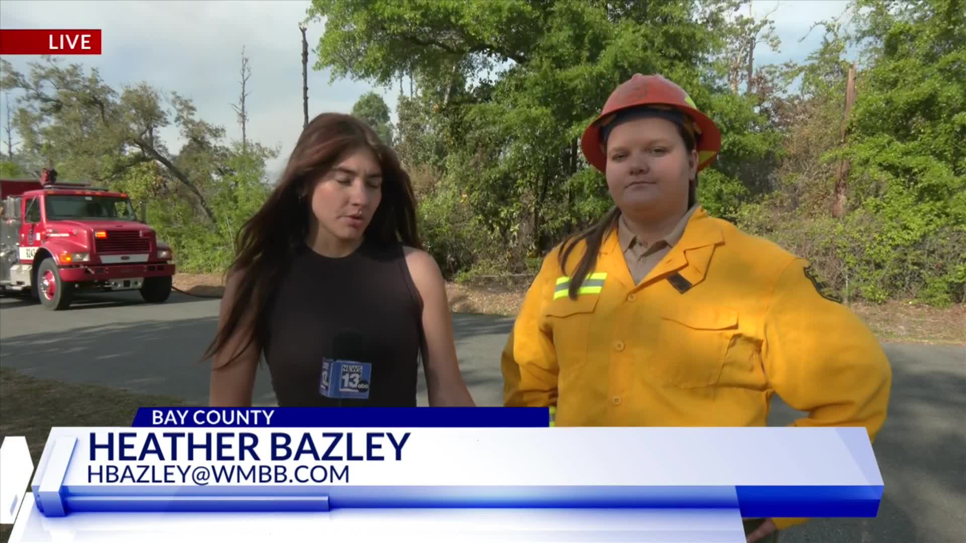 Firefighters battle Bay County brush fires; burn ban enacted