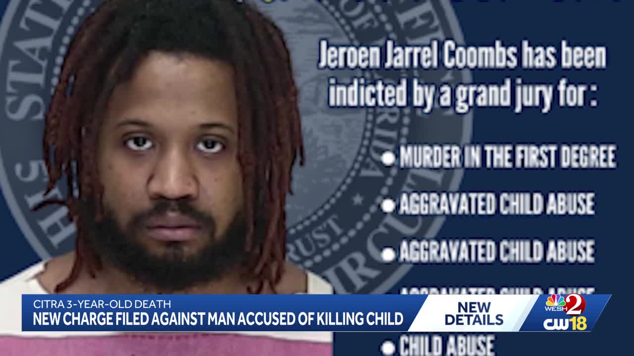 New charge filed against man accused of killing 3-year-old in Marion County
