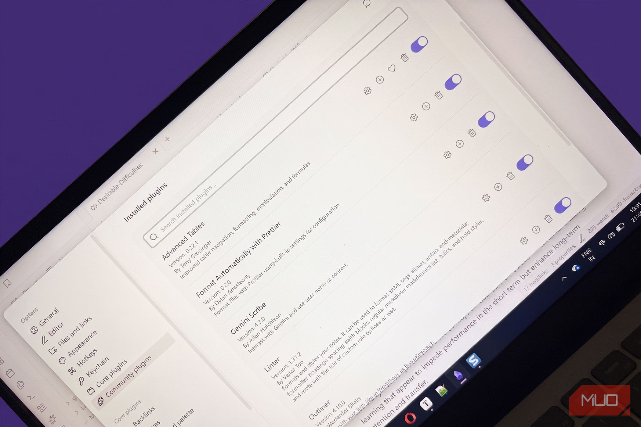 These 5 Obsidian plugins made my markdown cleaner than I thought possible