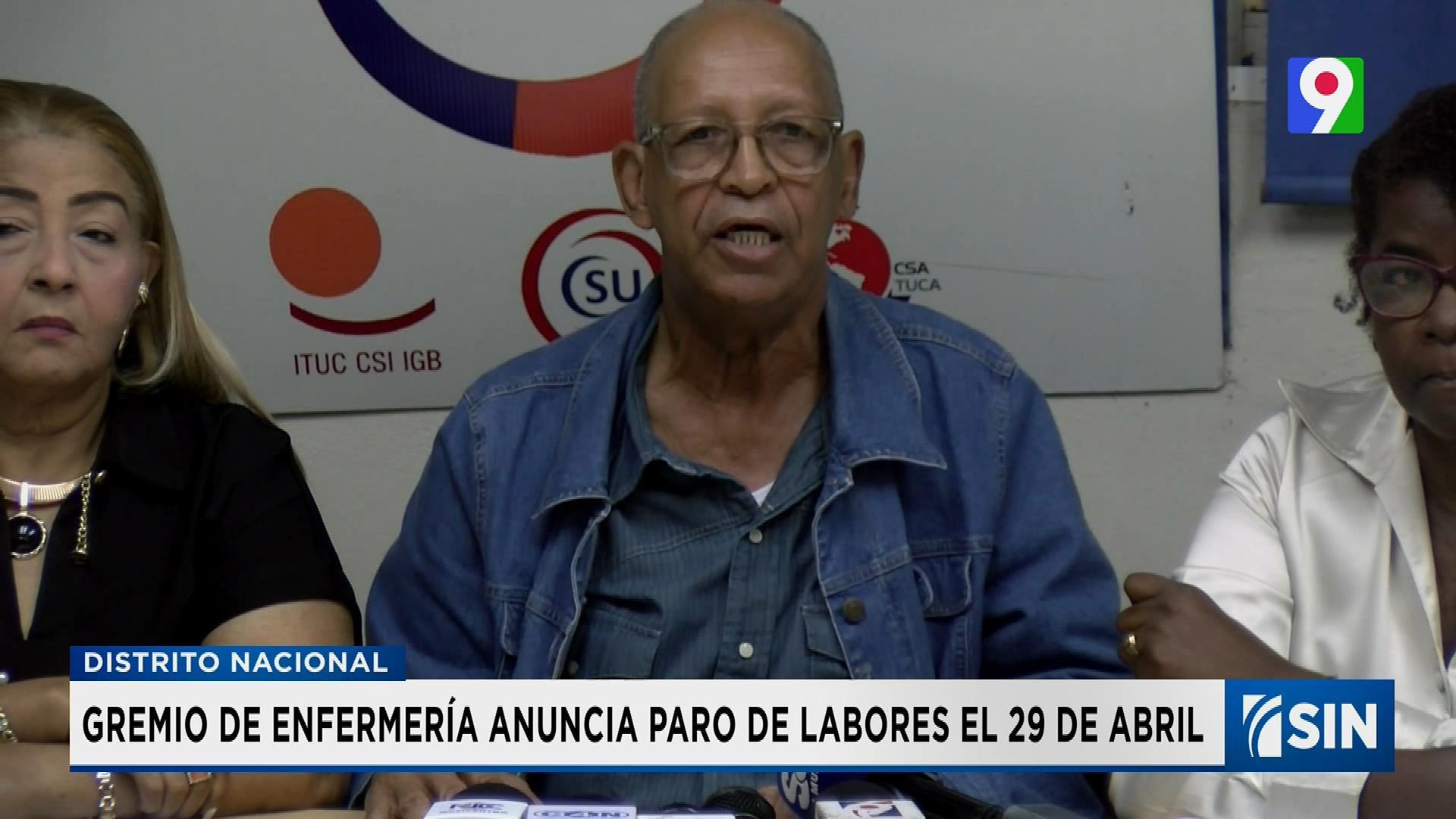 Gremio de enfermería anuncia paro de labores el 29 de abril | Noticas SIN