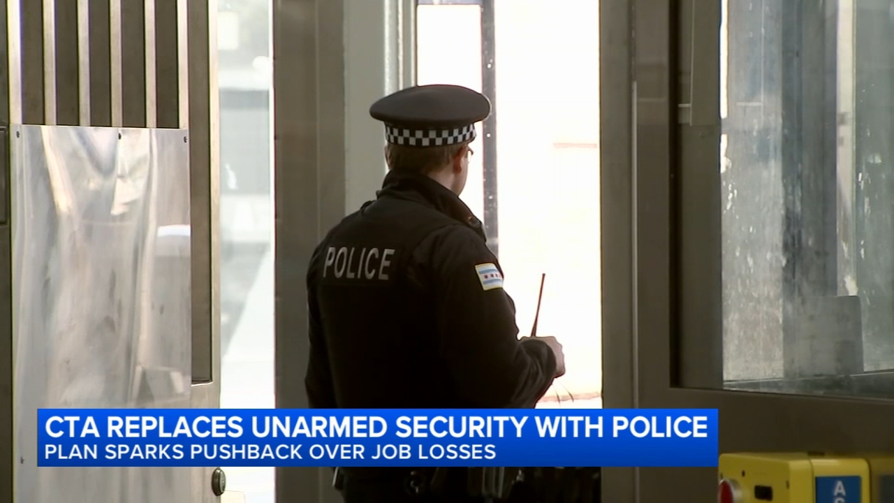 Riders react to CTA plan to replace unarmed security guards with police ...