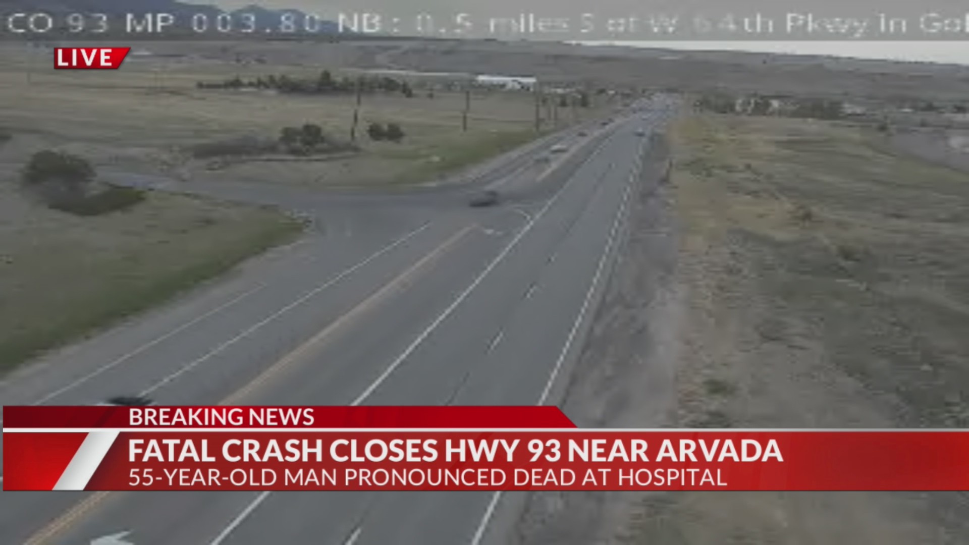 1 killed in 2-vehicle crash north of Golden