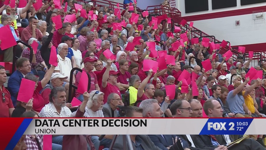 Split vote on data center re-zoning from Franklin County P&Z