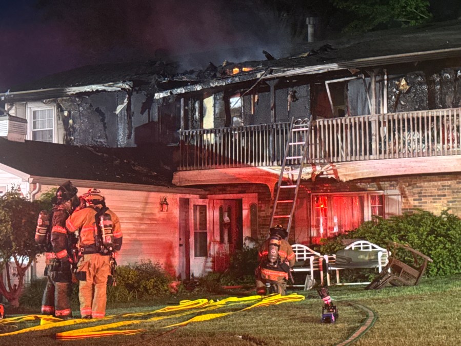 Crews on scene of house fire in Gibson County