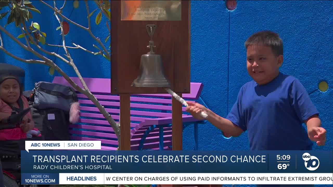 Transplant recipients return to Rady Children's Hospital to celebrate ...