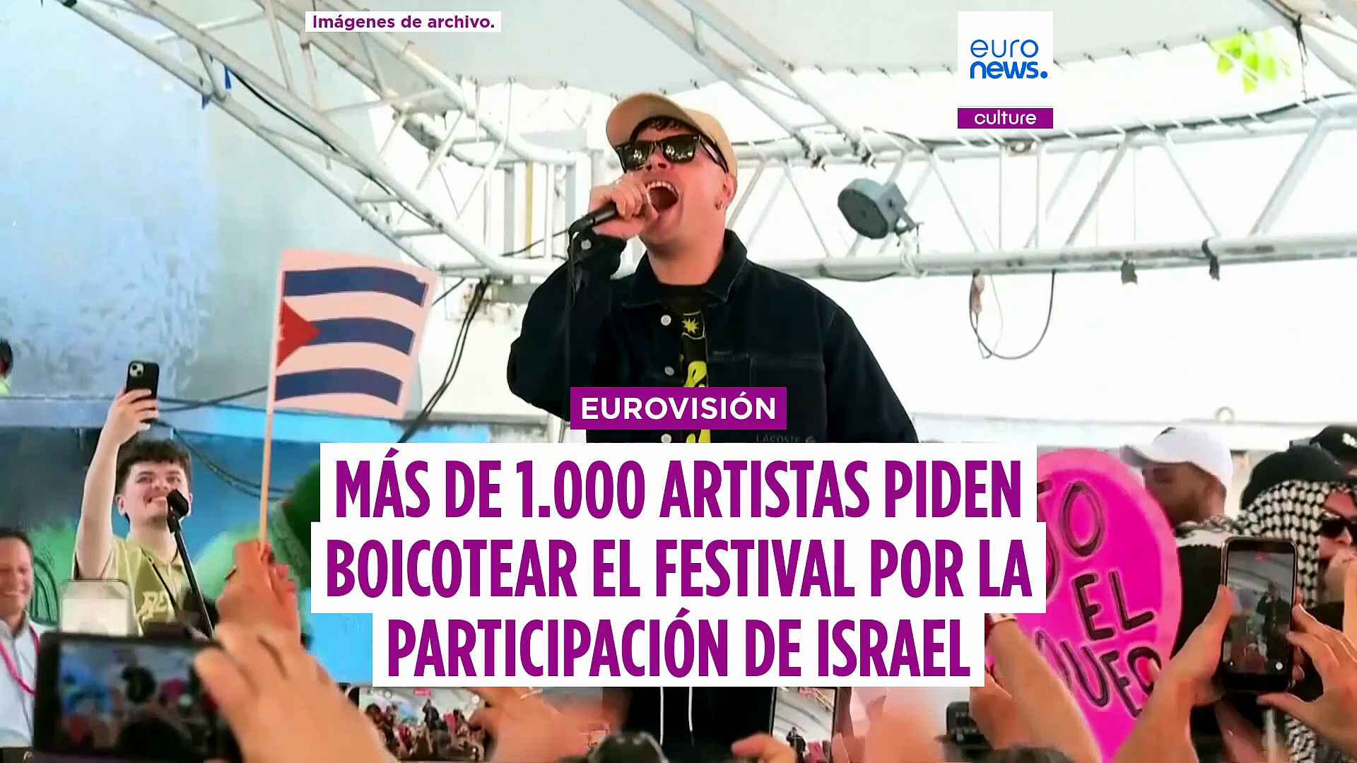 Más de 1.000 artistas piden boicotear Eurovisión 2026 por la ...