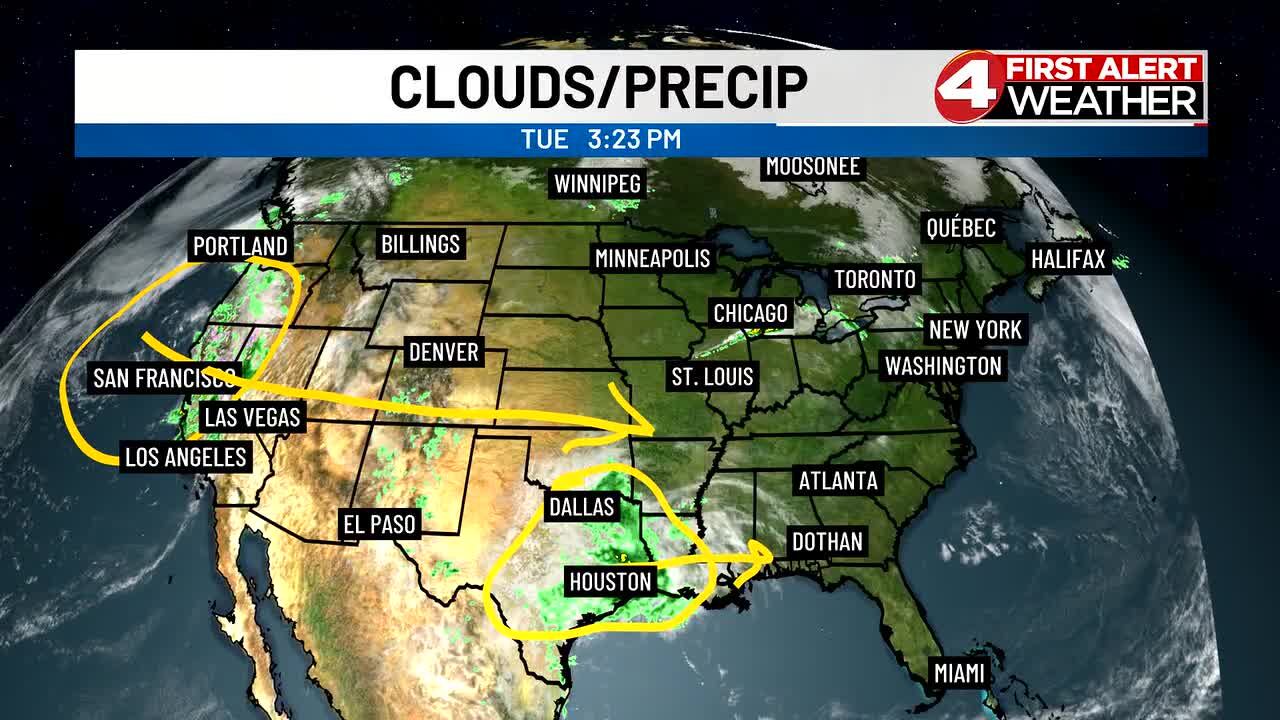 Slowly turning warmer and more humid ahead of weekend storm chances