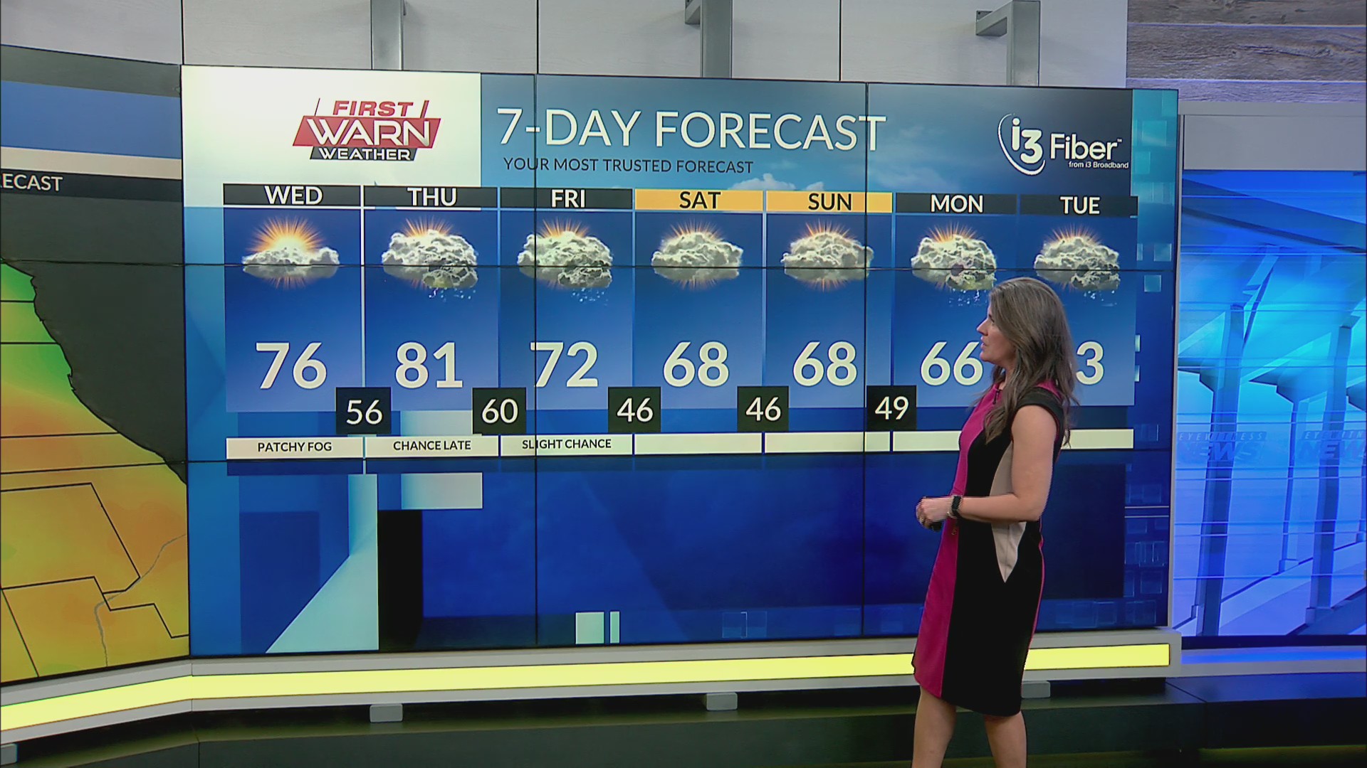 Tuesday late evening first warn forecast 4/21/26