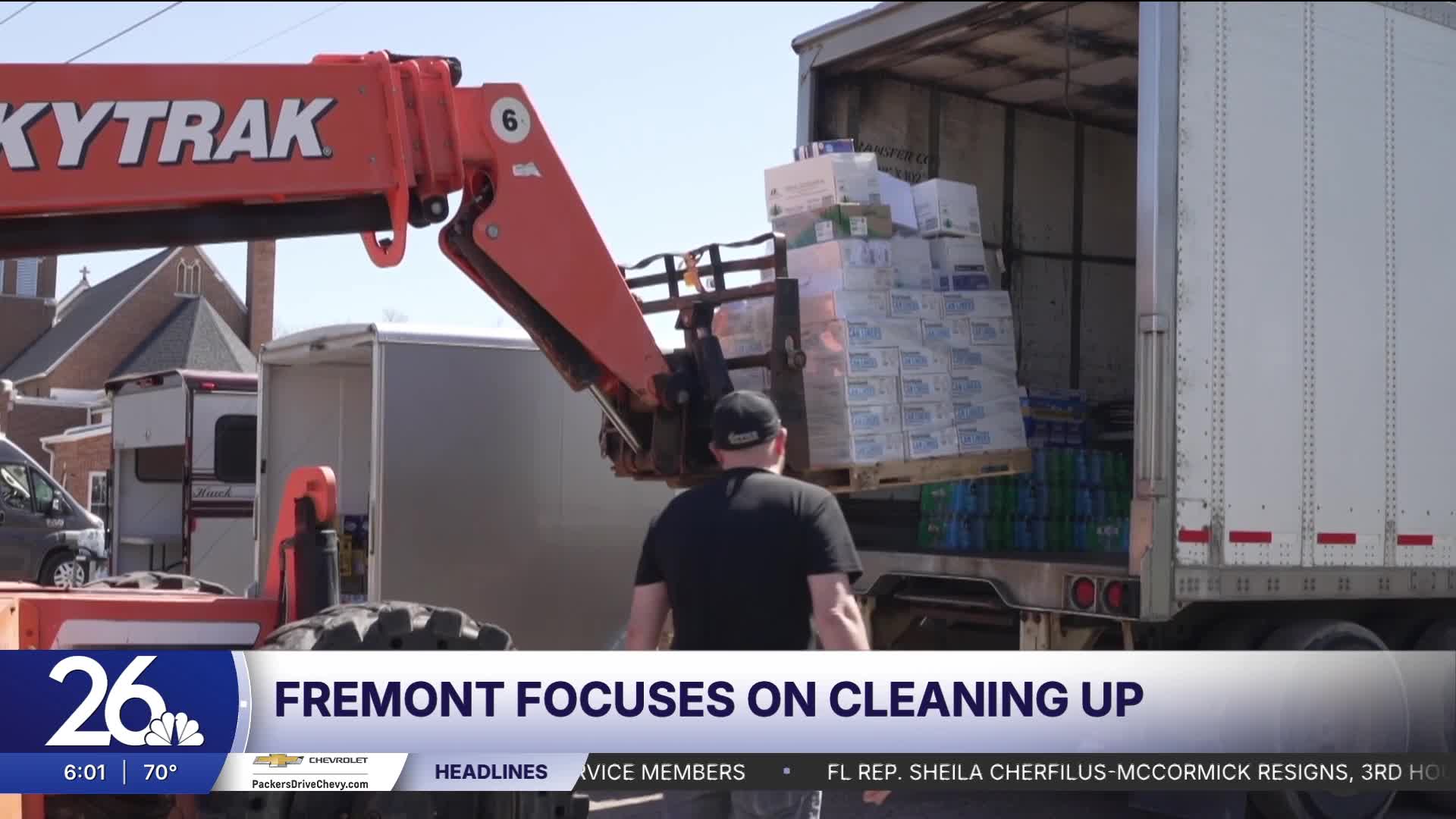 Fremont flood waters crest as clean up efforts begin