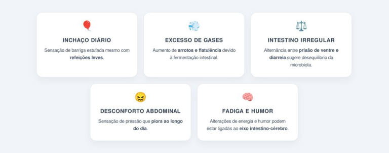 Qual a relação entre microbiota desequilibrada e barriga inchada?