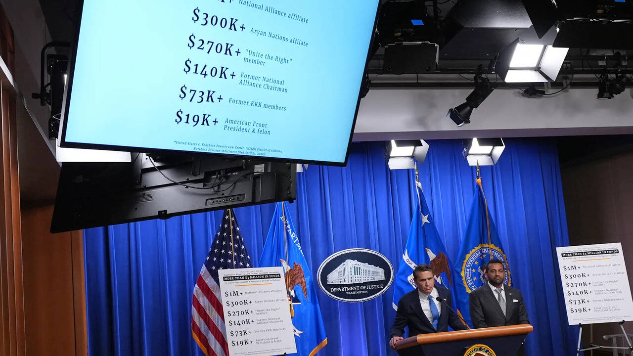 Southern Poverty Law Center faces federal fraud charges over informant ...