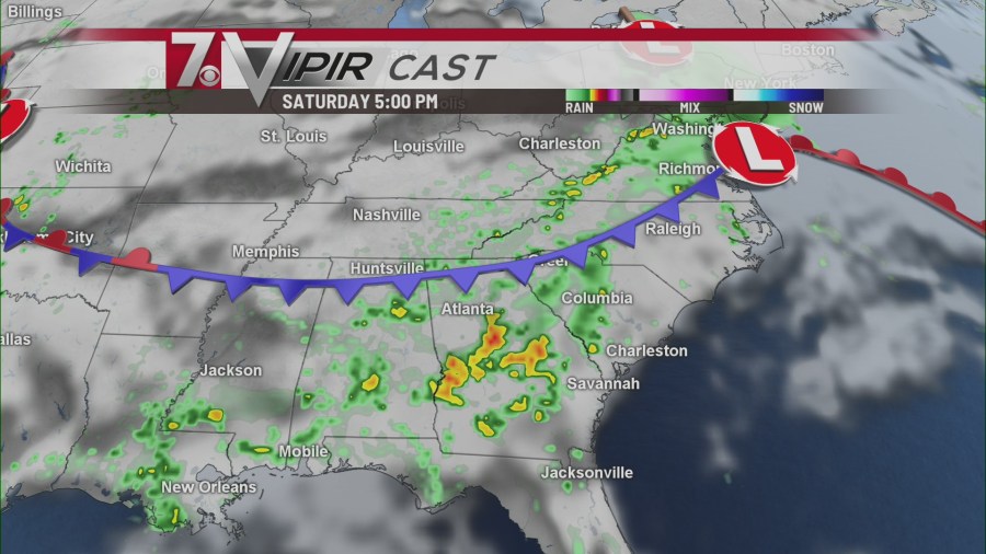 Upstate remains dry for now with rain expected this weekend