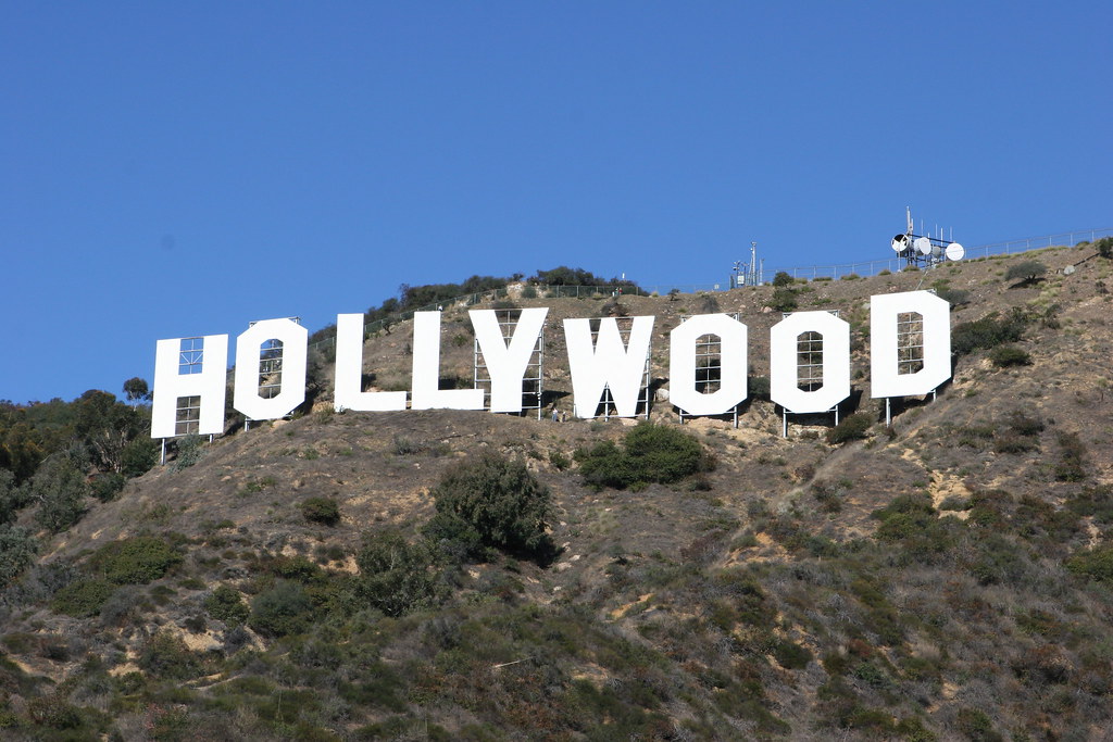 Rare photos of the Hollywood sign while it was still being built